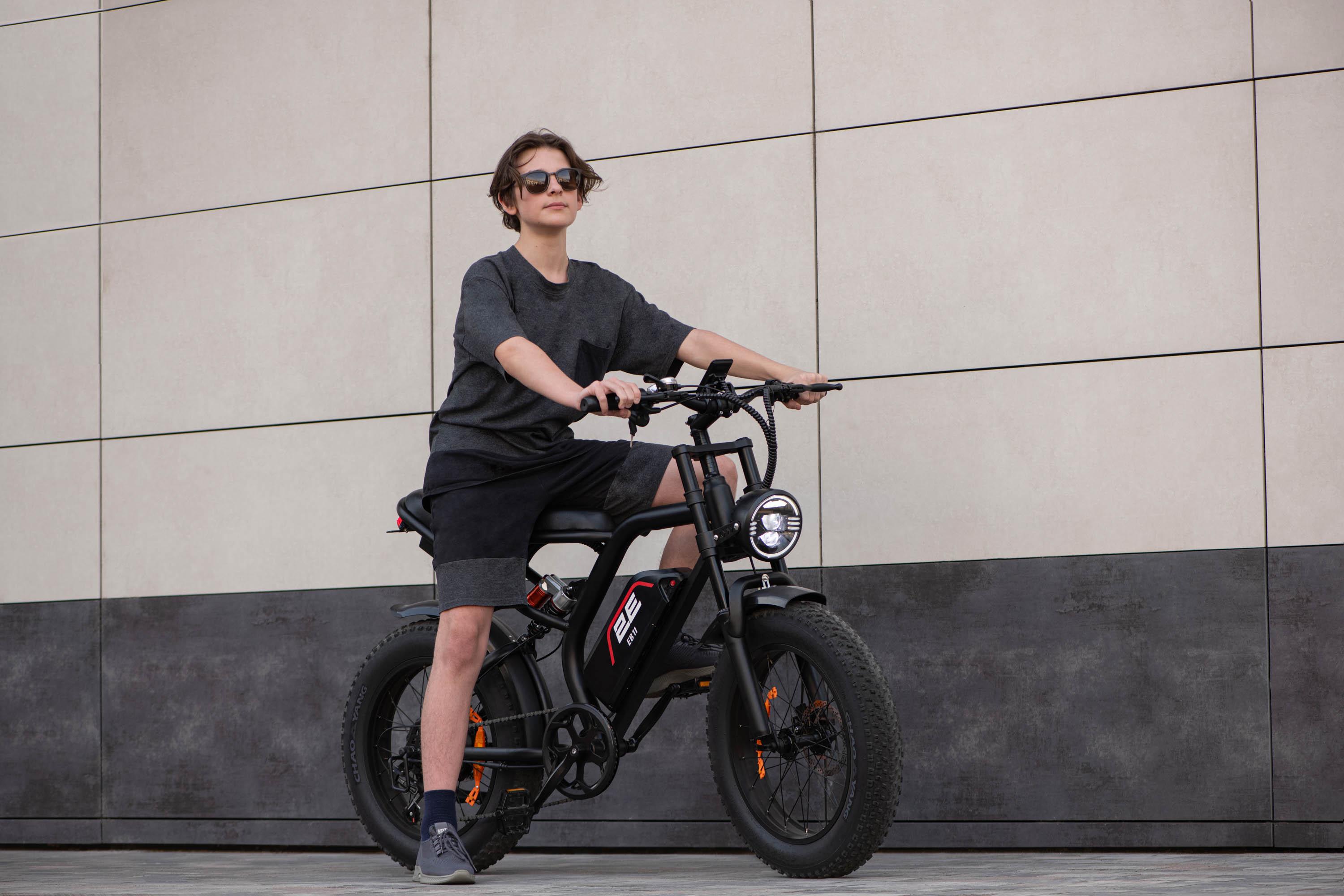 Электровелосипед 2E EB11 d колес 20" 7 скоростей 500 Вт Черный с красным (02c081c6) - фото 9 Электровелосипед 2E EB11 d колес 20" 7 скоростей 500 Вт Черный с красным (02c081c6) - фото 9