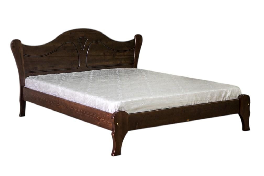 Кровать двуспальная деревянная Скиф Л-217 160х190 см Орех (27182371)