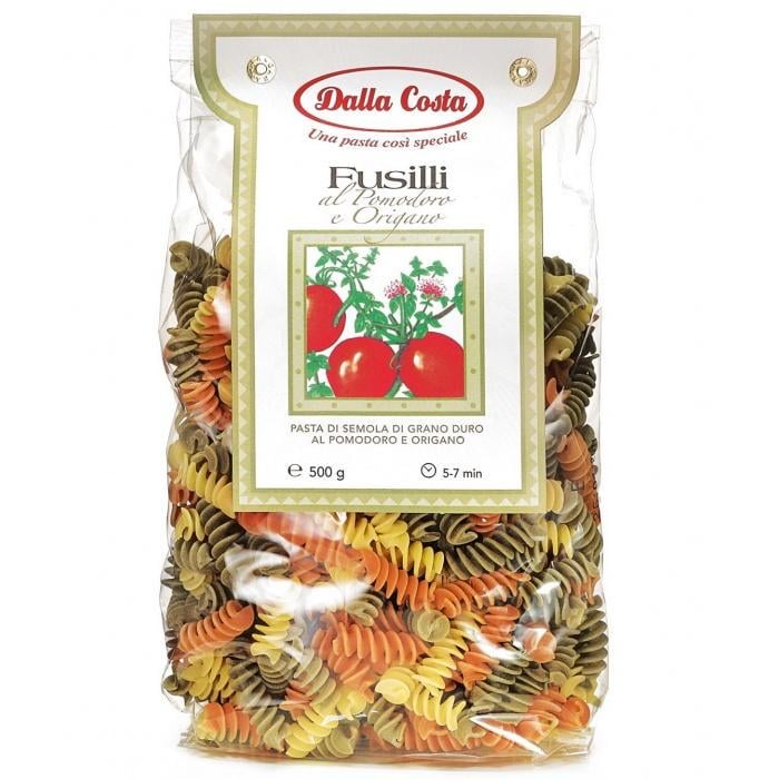 Макароны Dalla Costa Fusilli tricolor с томатом и орегано 500 г (23369972)