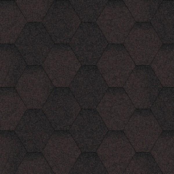 Битумная черепица Aquaizol Мозаика ЭКО 3,0 м2 Коричневый (29636480) - фото 2