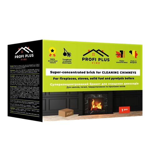 Брикет для очистки дымоходов Profi Plus Суперконцентрированный Fire 3+1 (2769903380)