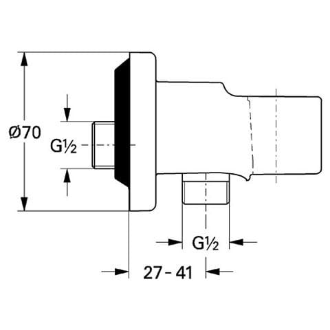 Комплект для гігієнічного душу Grohe BauEdge з Tempesta-F (UA28512001) - фото 4