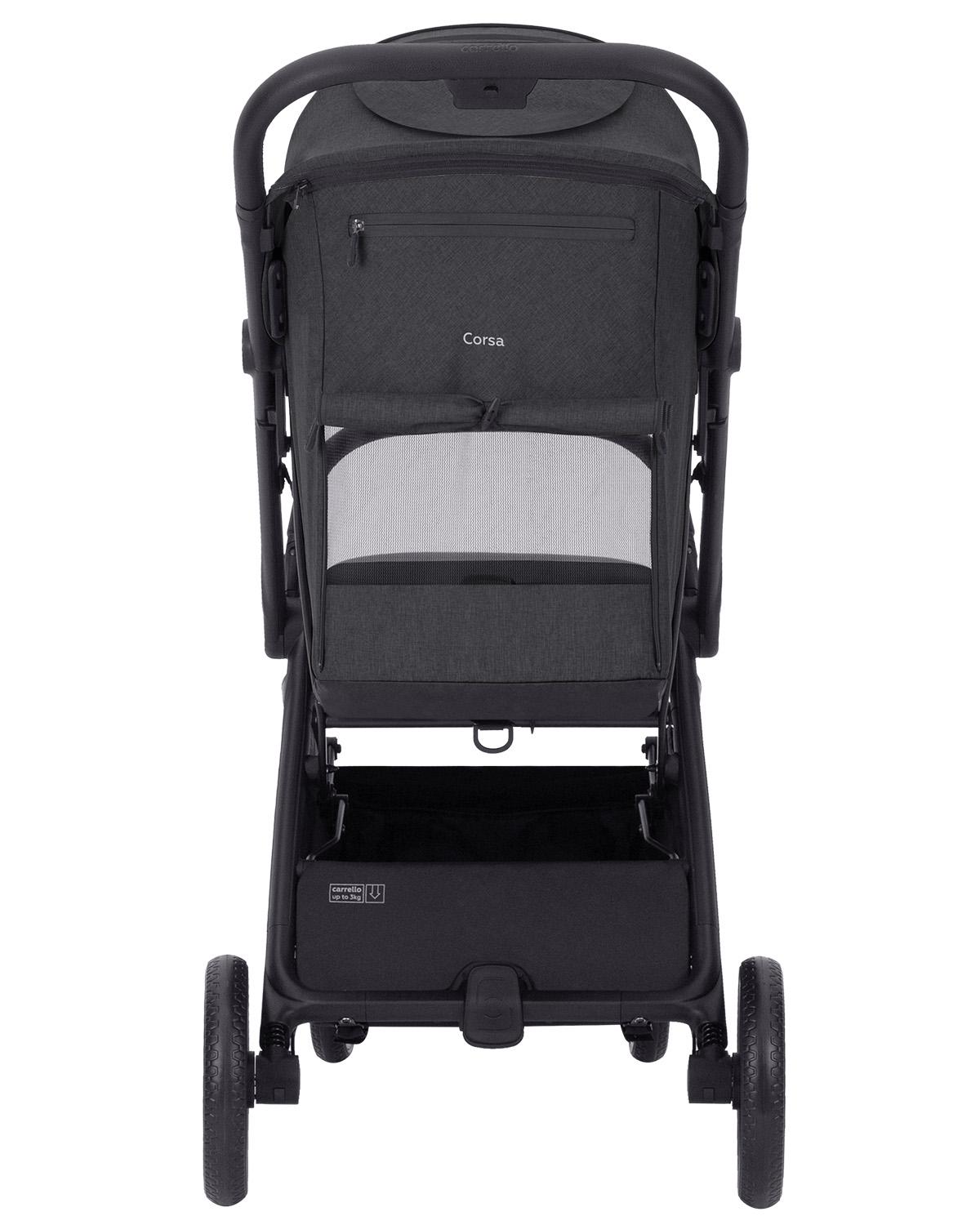 Коляска дитяча Carrello Corsa Frost Black (CRL-5518) - фото 3 Коляска дитяча Carrello Corsa Frost Black (CRL-5518) - фото 3