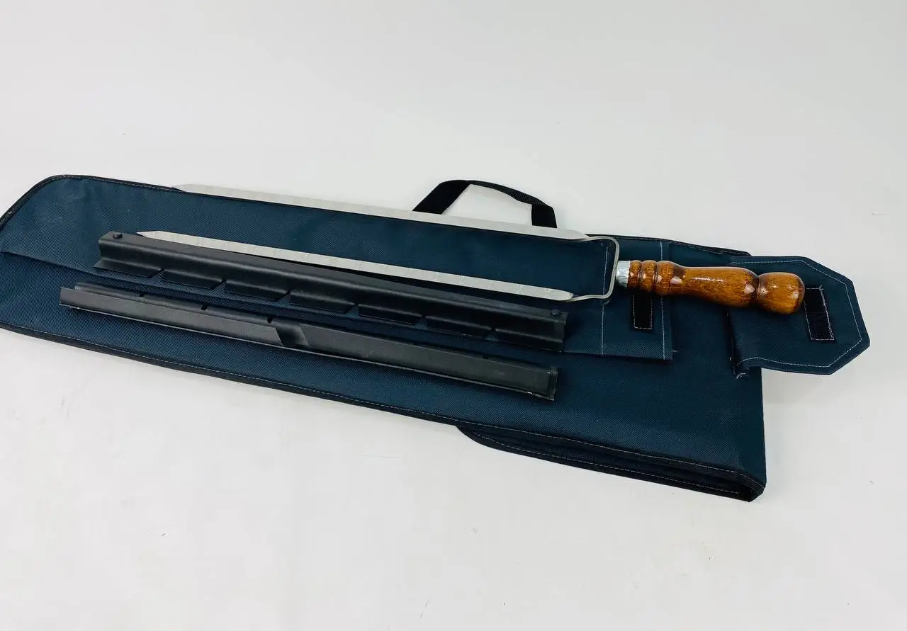 Набір шампурів у м'якому чохлі Приклад №2 з нержавіючої сталі (2-10-NB-2233) - фото 5 Набір шампурів у м'якому чохлі Приклад №2 з нержавіючої сталі (2-10-NB-2233) - фото 5