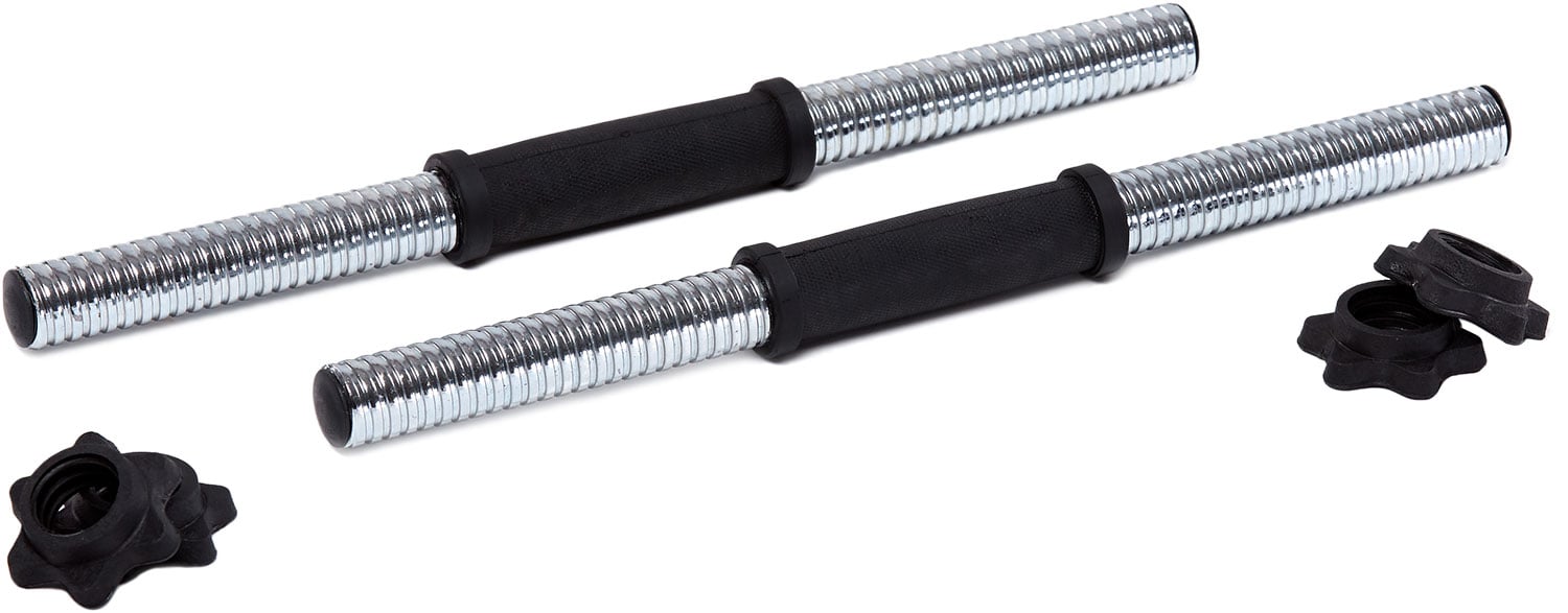 Гантели битумные Iron Body 2x26кг с перчатками - фото 6