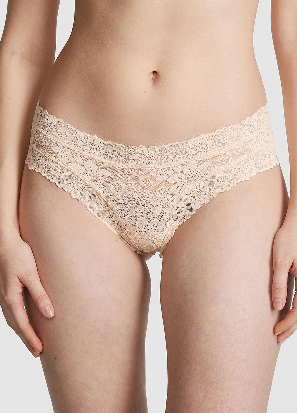 Трусики Victoria's Secret XXL Бежевый (70400295719SEQXXL)