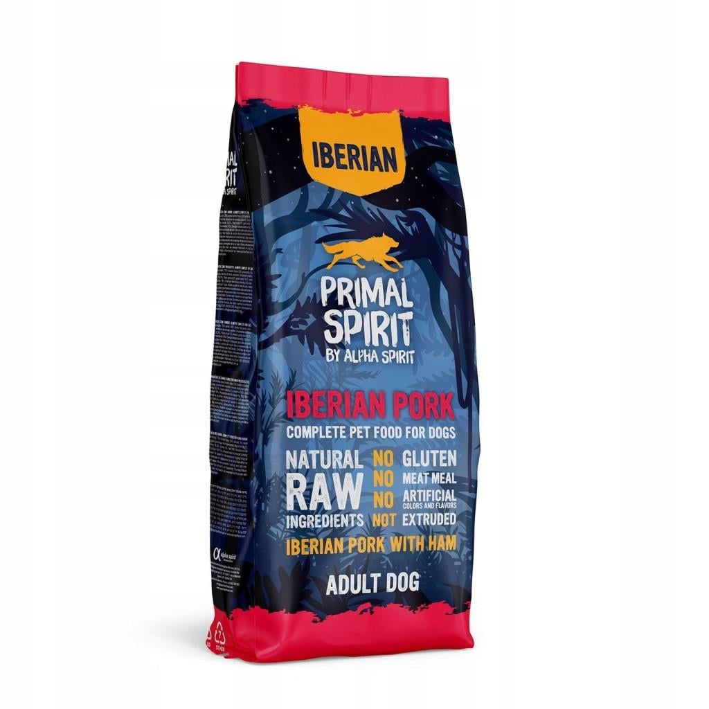 Корм для собак Primal Spirit Iberian Pork с иберийской свининой и ветчиной 12 кг (3230126782)