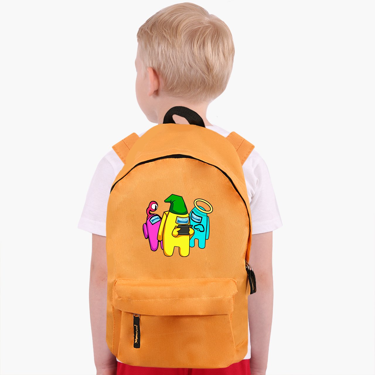 Рюкзак детский Among Us Оранжевый (9263-2418-OG) - фото 3 Рюкзак детский Among Us Оранжевый (9263-2418-OG) - фото 3