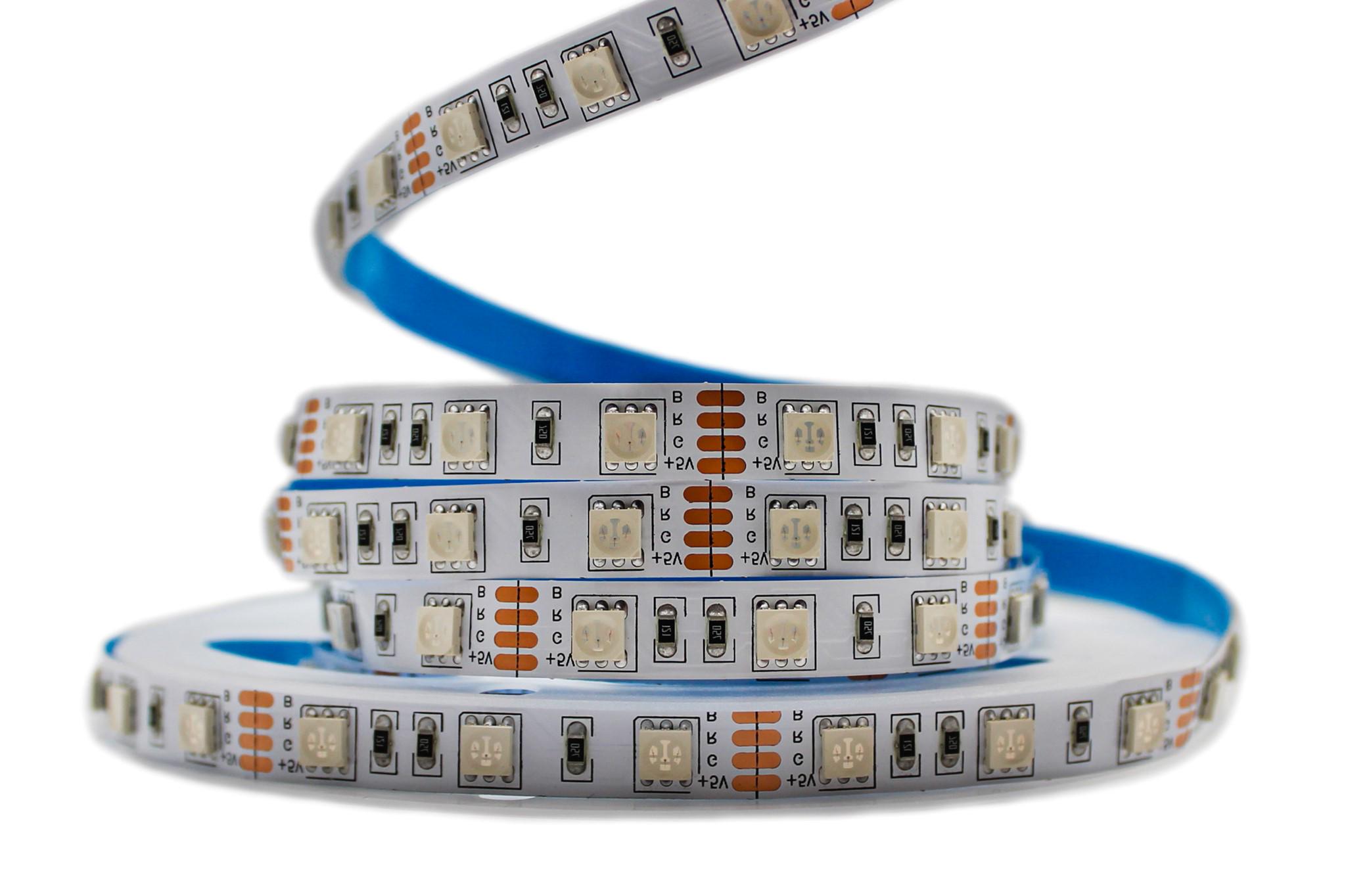 Светодиодная лента Prolum 5050/60 IP20 Series-S RGB 5V Разноцветный (28522807)