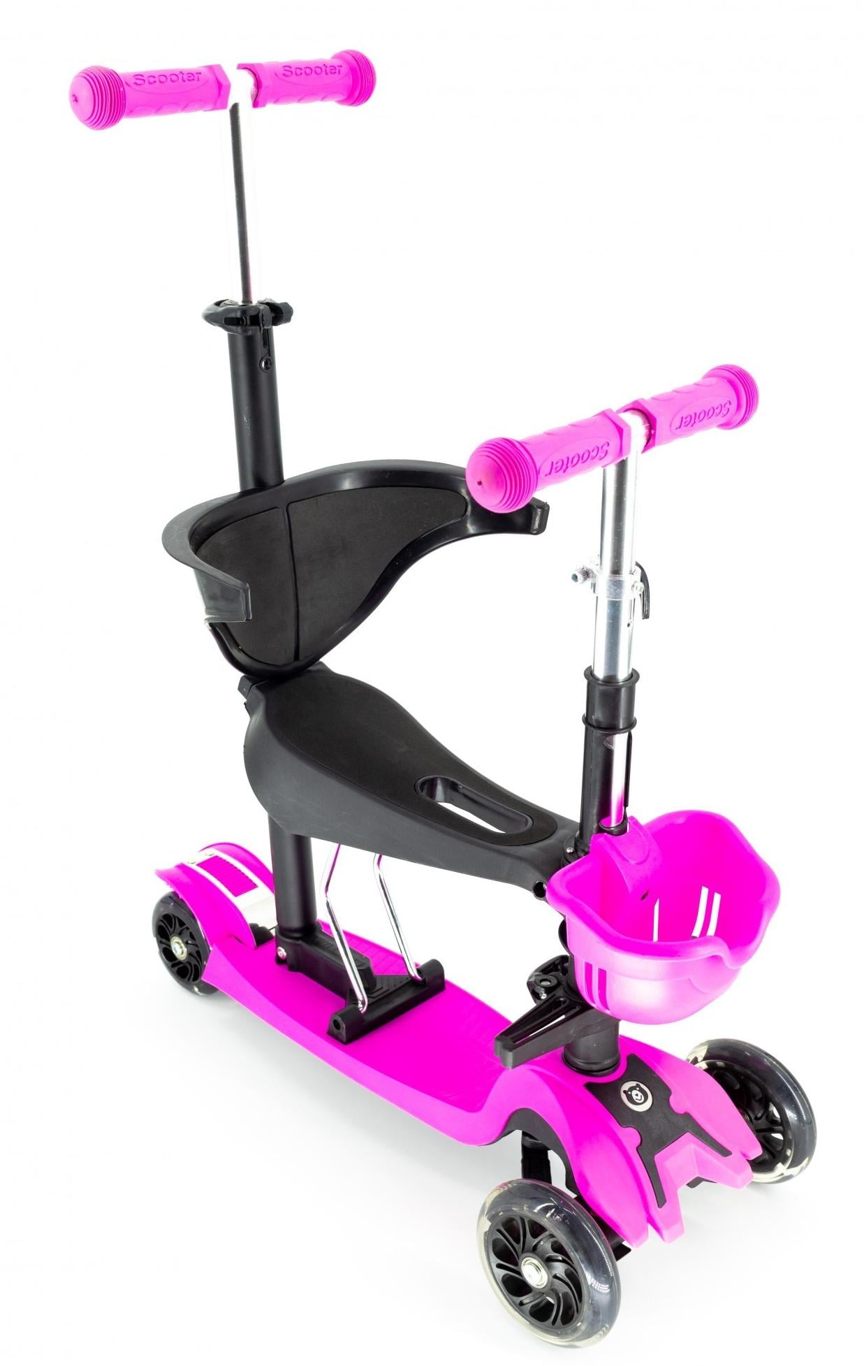 Самокат со спинкой Scooter Pro BH5 Фиолетовый (7562470)