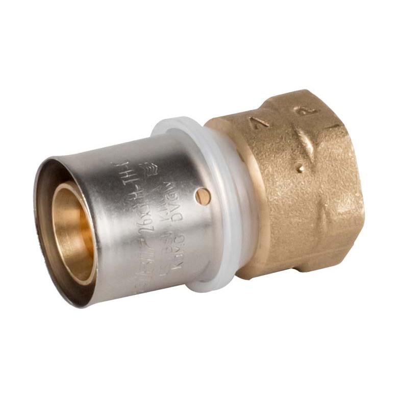 Пресс-переходник Valsir Pexal Brass 26 3,0x1" В (VS0170331)