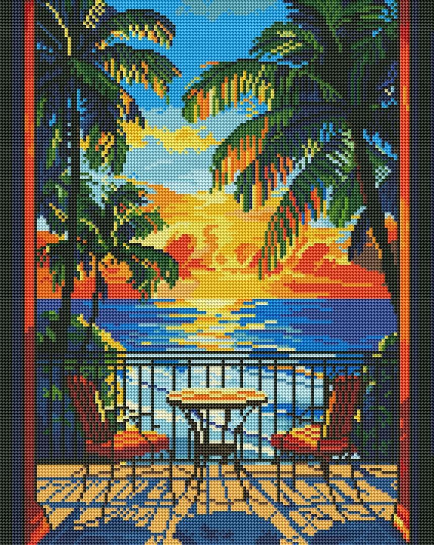 Алмазная мозаика Brushme Райский отдых 40x50 см (DBS54008)
