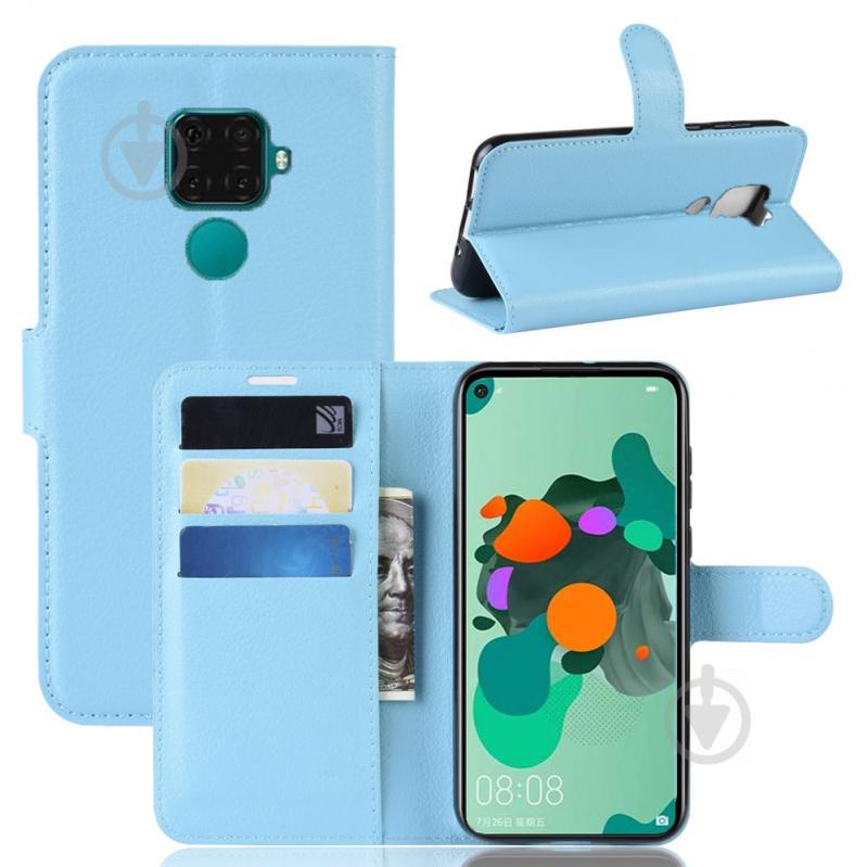 Чохол-книжка Litchie Wallet Huawei Mate 30 Lite / Nova 5i Pro Blue (hub_VOlt72288) - фото 2