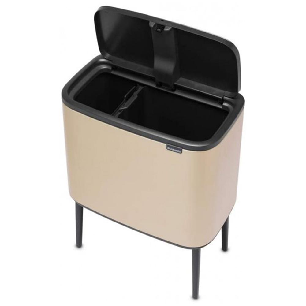 Бак для сміття Brabantia Pedal Bin 11+23 л Бежевий (304620) - фото 4