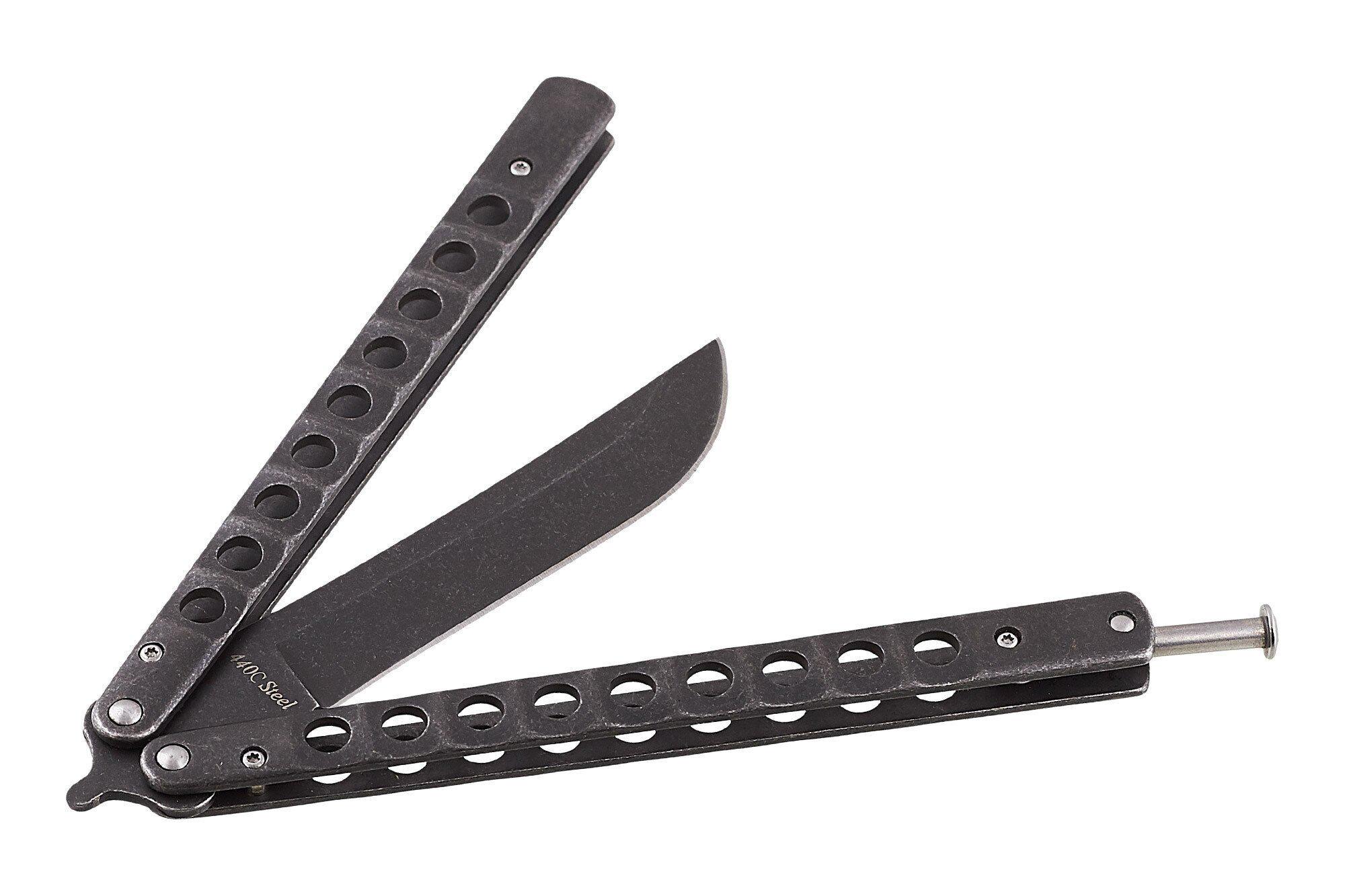 Нож балисонг Grand Way бабочка 120 мм (35-E) - фото 2