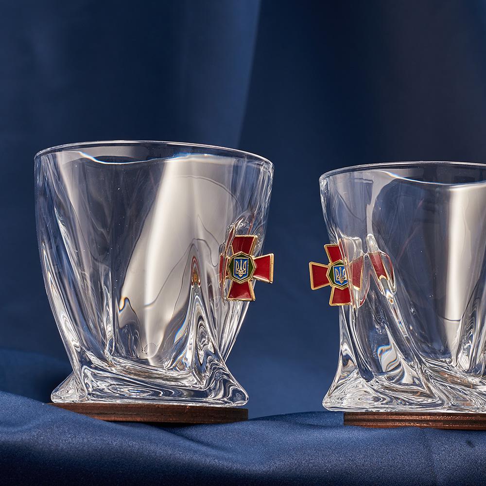Подарочный набор рюмок с шевроном Национальная гвардия большой (28415109) - фото 7 Подарочный набор рюмок с шевроном Национальная гвардия большой (28415109) - фото 7