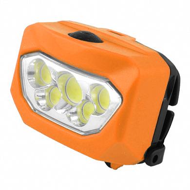 Фонарь налобный 935-5-COB Orange