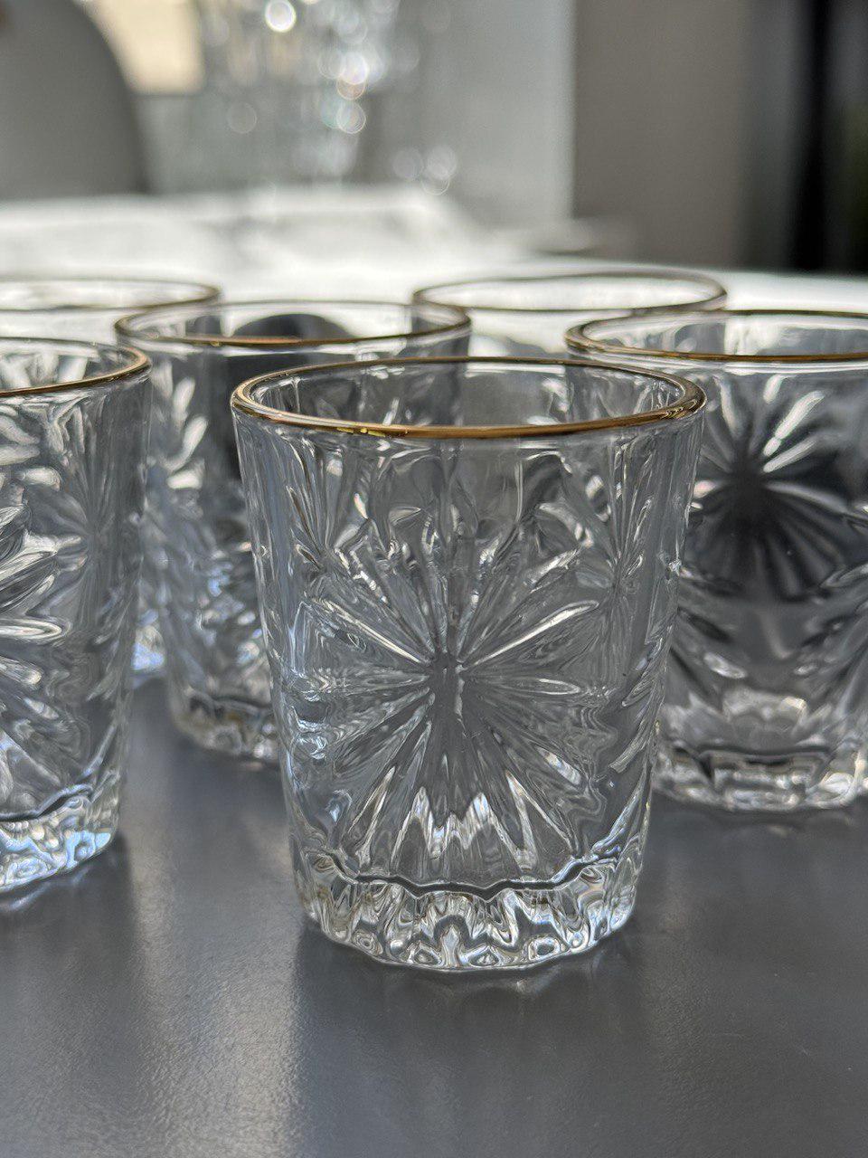 Набор рюмок Кристалл 55 мл 6 шт. Прозрачный (102-830) - фото 2 Набор рюмок Кристалл 55 мл 6 шт. Прозрачный (102-830) - фото 2