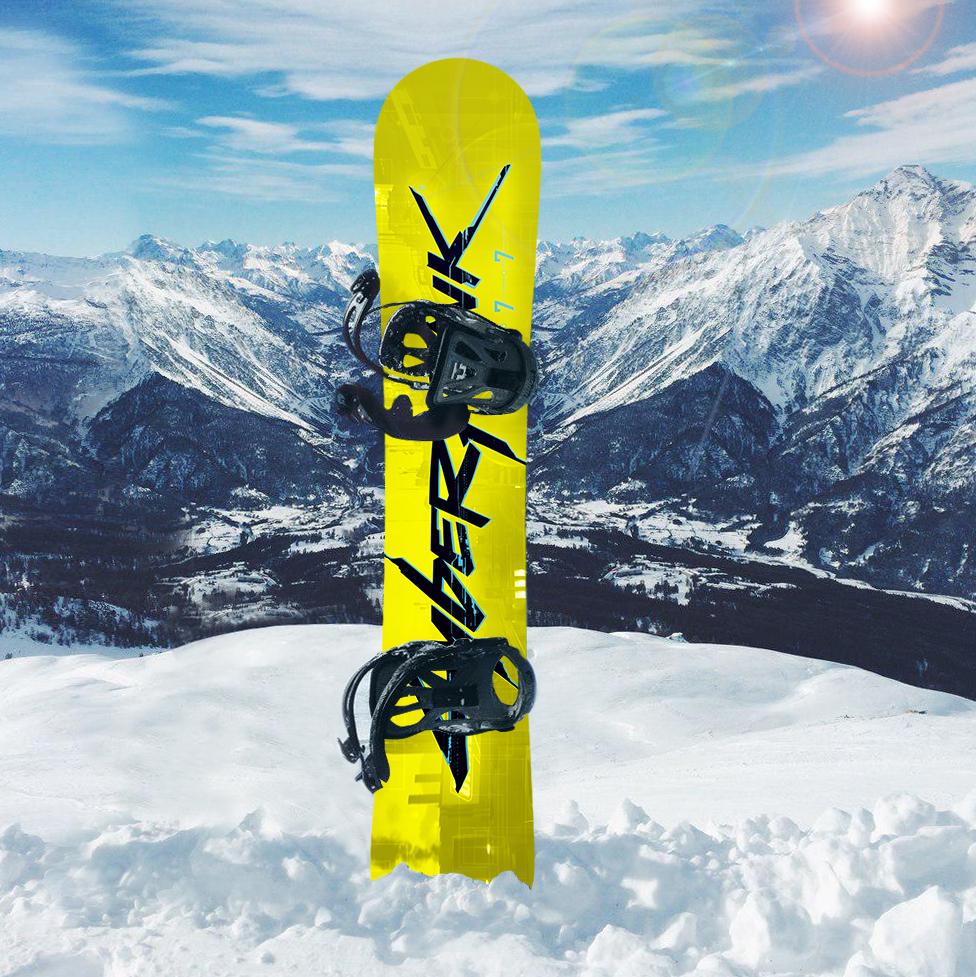 Наклейка на сноуборд Cyberpunk (bord_1349)