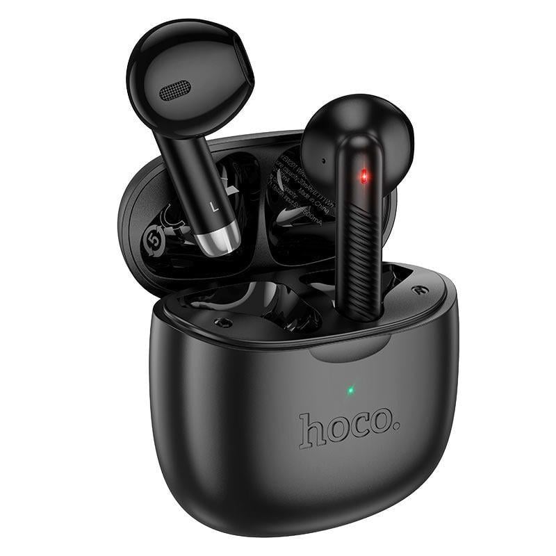 Наушники с кейсом Hoco EW201 Graceful true wireless Bluetooth 5.4 с индикатором заряда Черный (26448845)