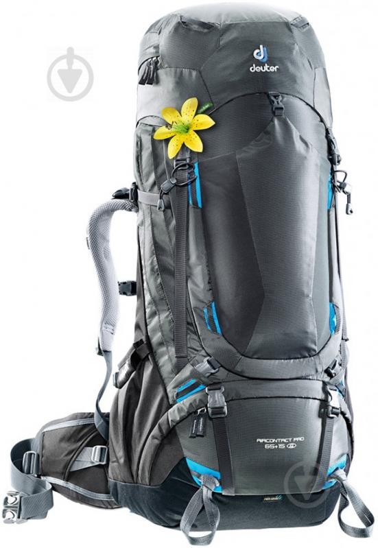 Рюкзак Deuter Aircontact Pro 65+15 SL Black-Graphite (1052-3330217 4701)