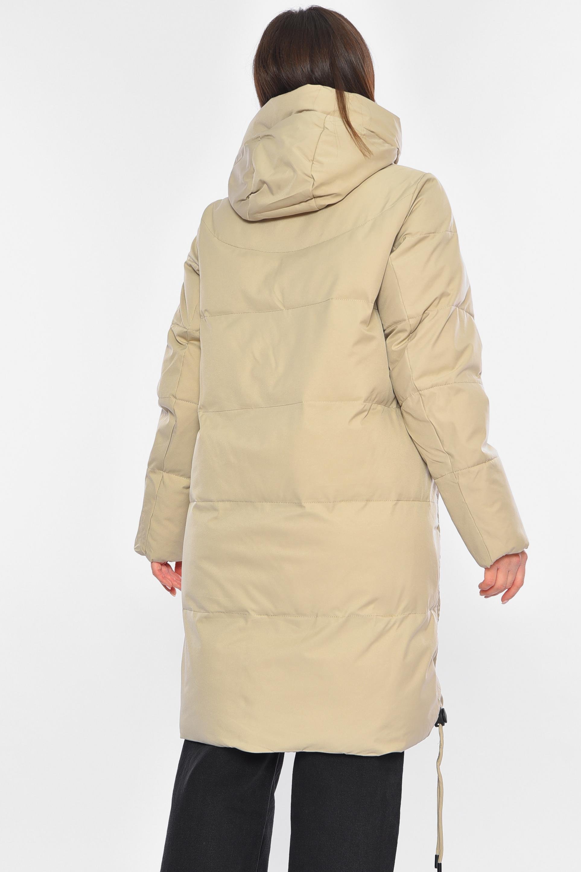 Куртка жіноча зимова 3XL Бежевий (194086) - фото 3
