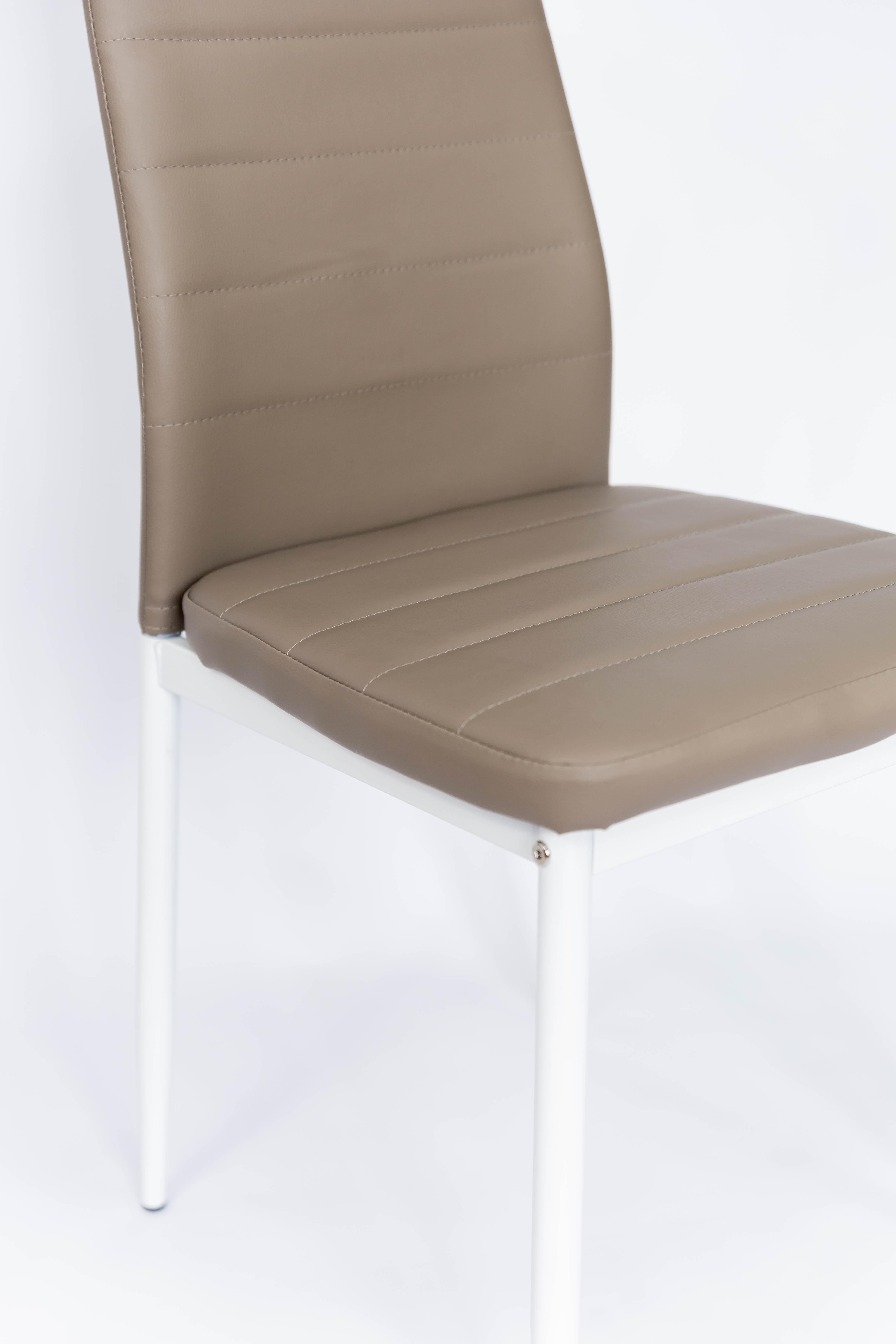 Стілець для кухні та вітальні ГРЕЙС Ріо 390х960х530 мм Білий/Сіро-бежевий (GAА0055072) - фото 6 Стілець для кухні та вітальні ГРЕЙС Ріо 390х960х530 мм Білий/Сіро-бежевий (GAА0055072) - фото 6