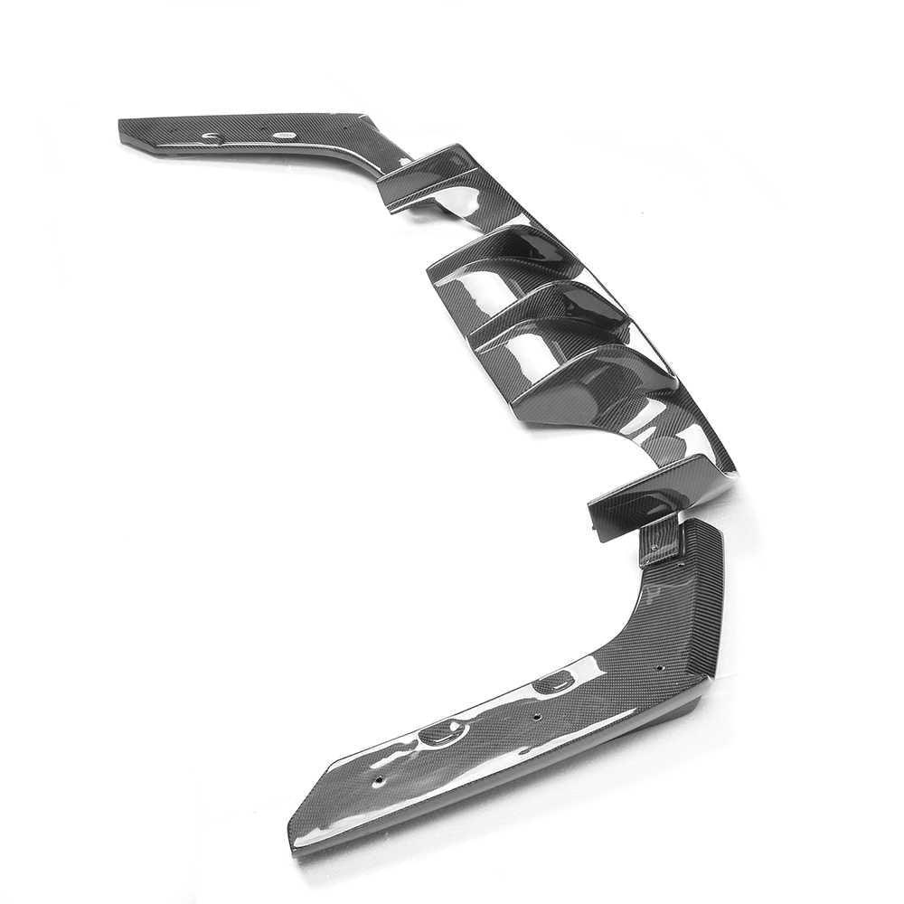 Диффузор заднего бампера DDCarbon Карбон V6 для F82/F83 DDCarbon для BMW 4 серия F-32 2012-2020 гг. натуральный карбон (137024)