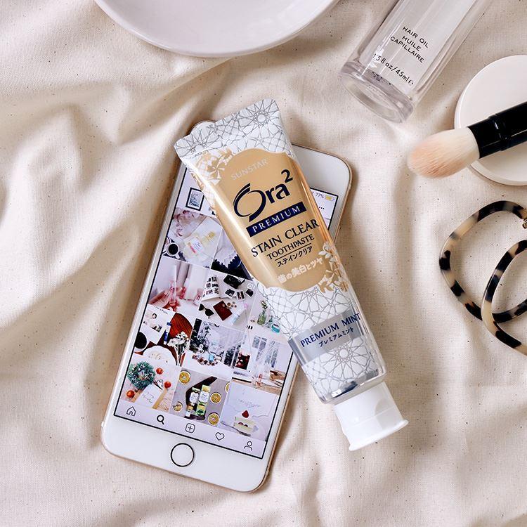 Відбілююча зубна паста SUNSTAR Ora2 Premium класична м'ята 100 г - фото 2 Відбілююча зубна паста SUNSTAR Ora2 Premium класична м'ята 100 г - фото 2