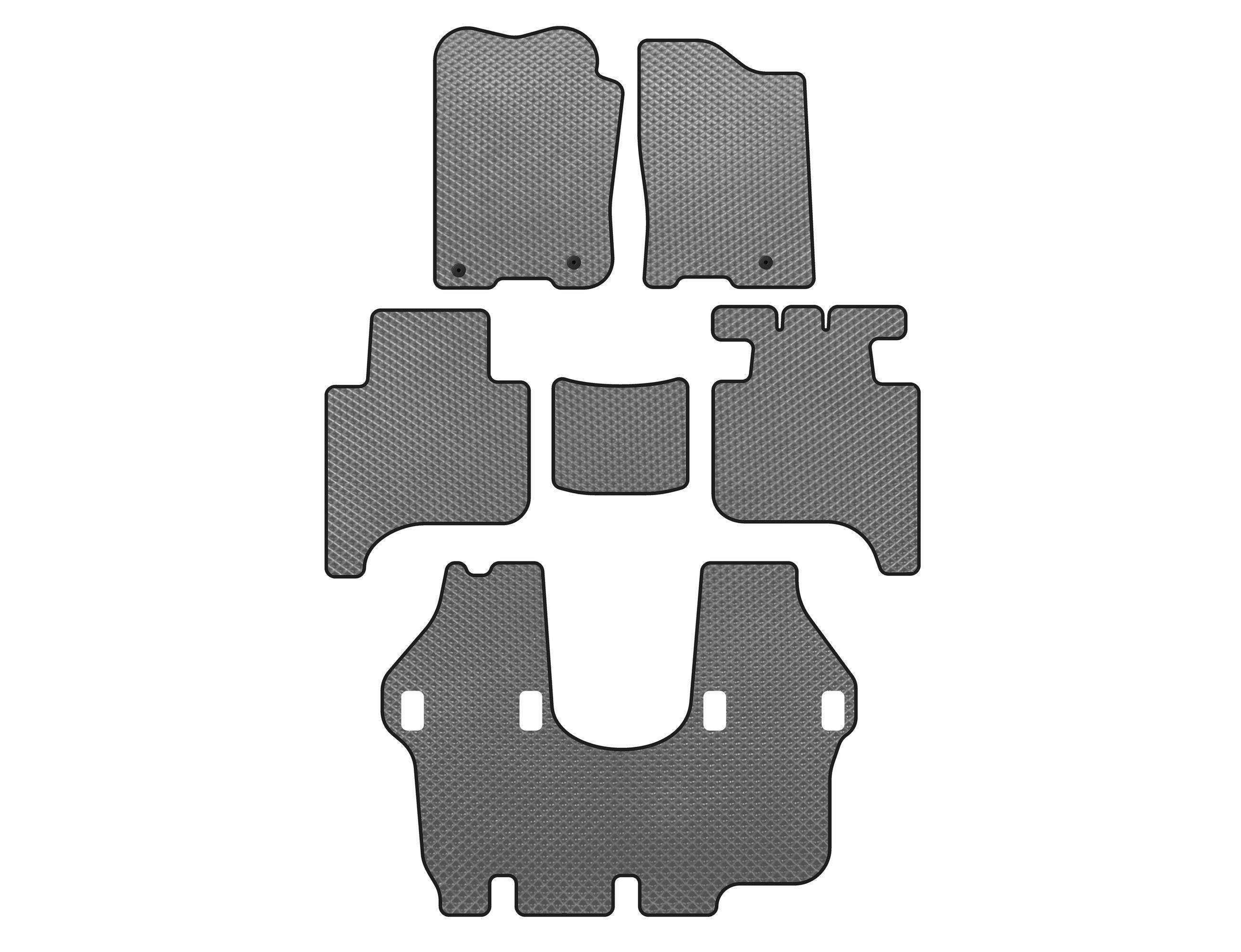 Коврики Digital Designs для Infiniti QX56 2004-2010 рр. этилвинилацетат Серый (157515)