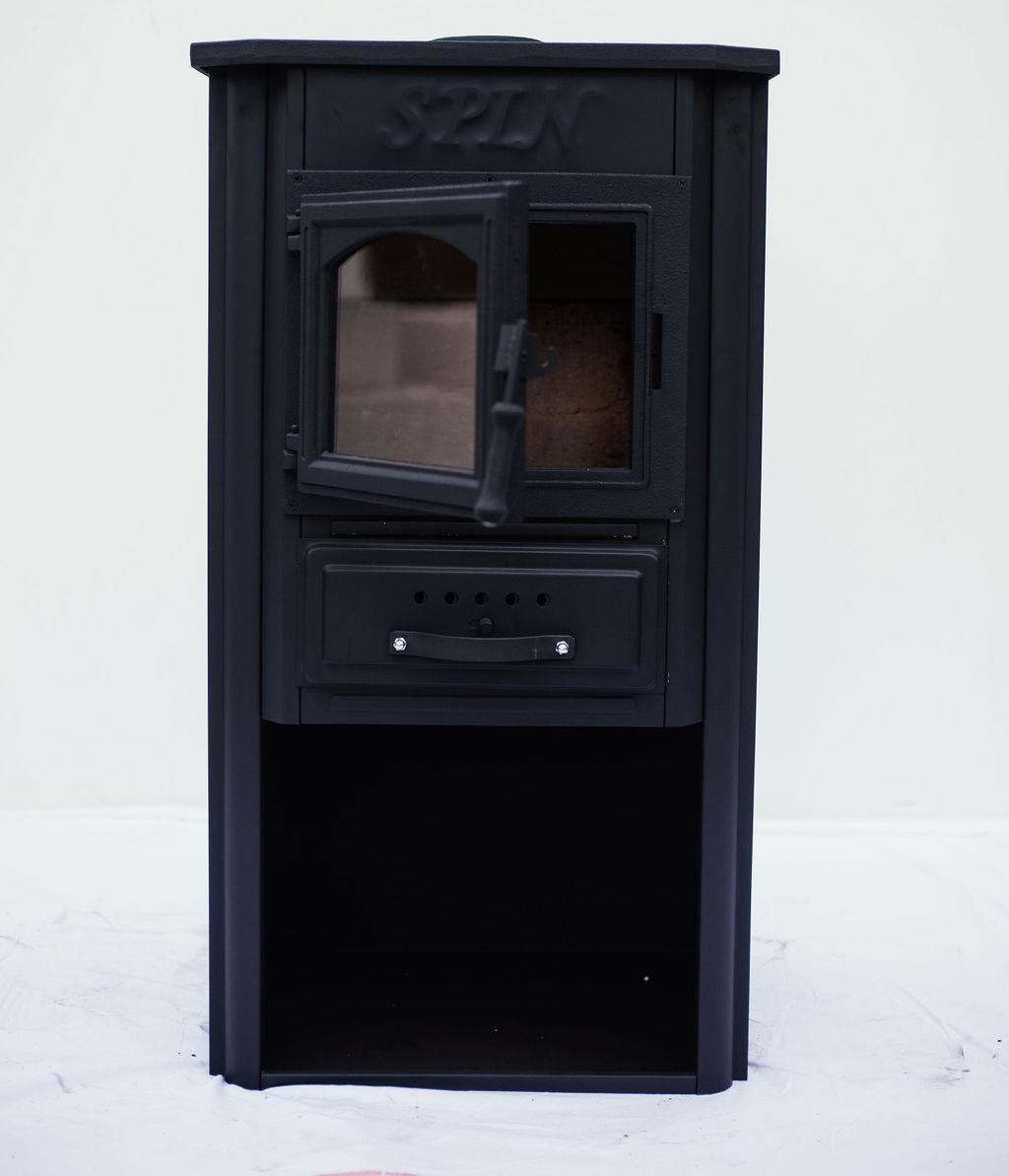 Піч на дровах для конвекційного опалення Spin EKONOMIK 9 кВт Чорний (CNT00007712) - фото 5 Піч на дровах для конвекційного опалення Spin EKONOMIK 9 кВт Чорний (CNT00007712) - фото 5