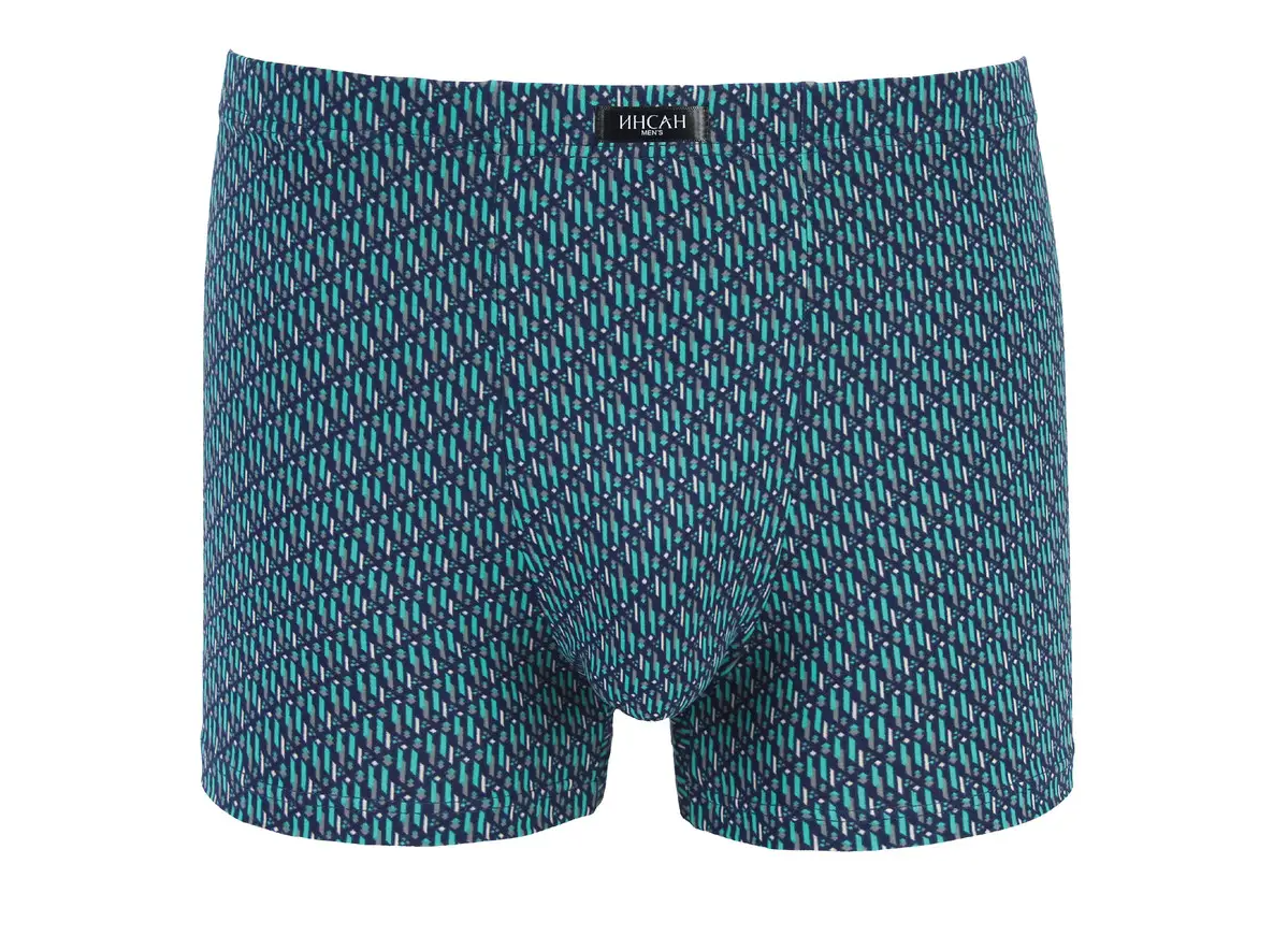 Мужские боксеры Батал стрейчевые Indena Insung 5XL 2 шт. Зеленый (INS-18631)