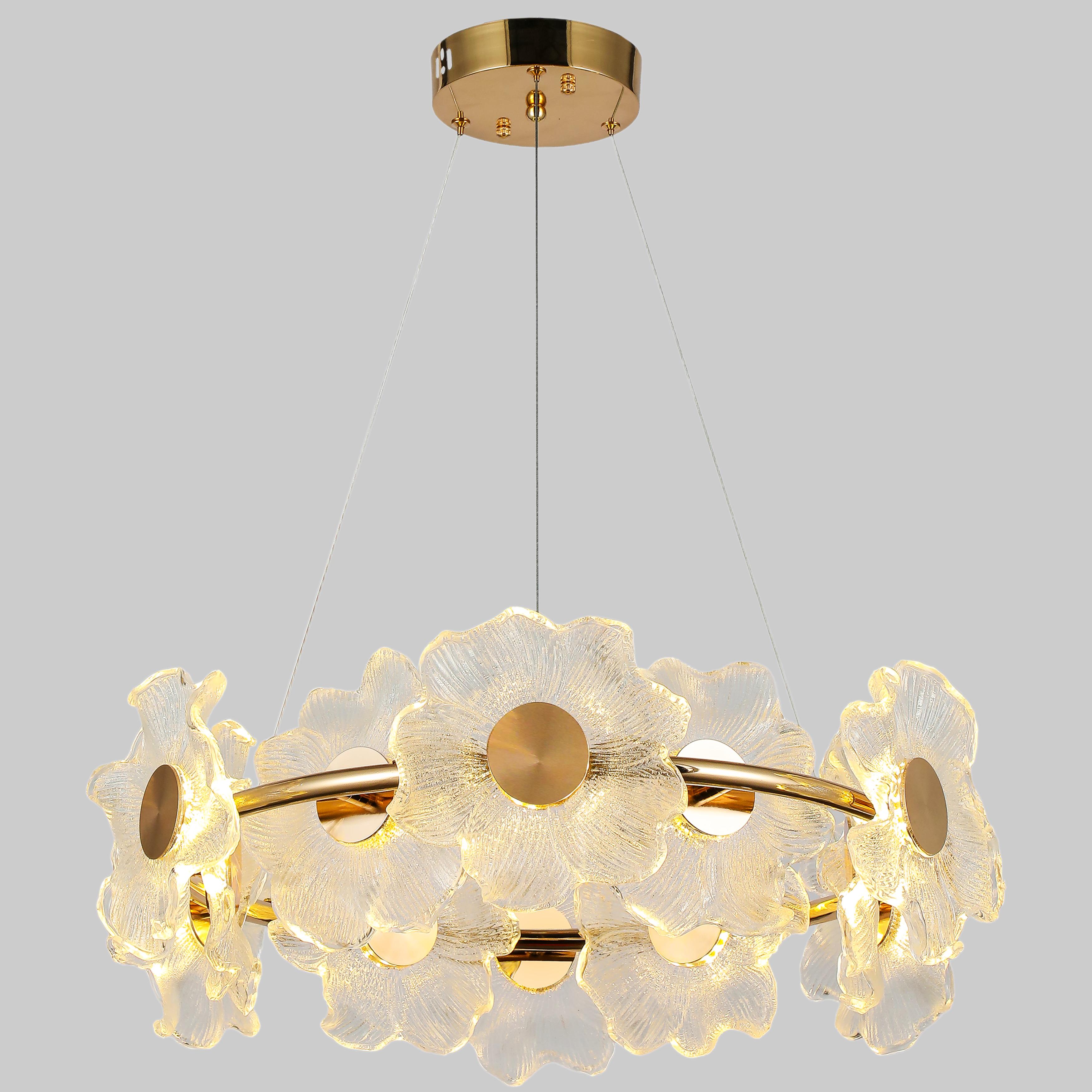 Люстра підвісна Blossom 20W 60 см Золотистий (98-9249-12)