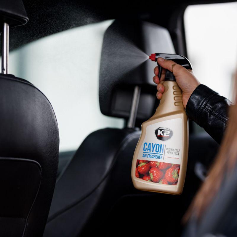 Освежитель воздуха универсальный К2 Cayon Клубника 700 мл - фото 3 Освежитель воздуха универсальный К2 Cayon Клубника 700 мл - фото 3