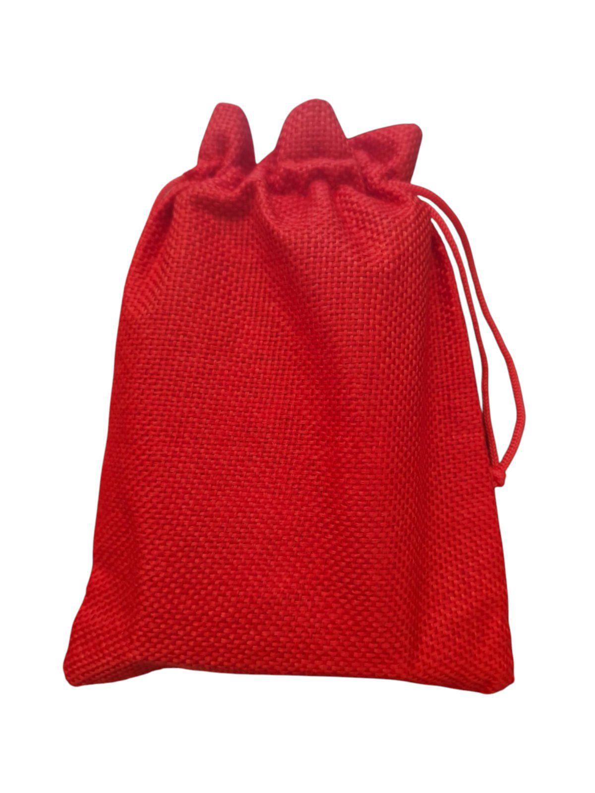 Мешочек льняной для карт таро 17,5х12,5 см Красный - фото 1 Мешочек льняной для карт таро 17,5х12,5 см Красный - фото 1