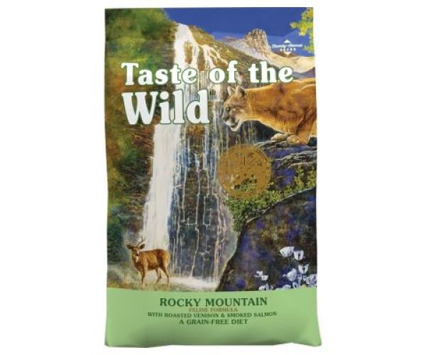 Корм сухий для котів Taste of the wild Rocky mountain feline formula зі смаженою олениною та копченим лососем Корм сухий для котів Taste of the wild Rocky mountain feline formula зі смаженою олениною та копченим лососем