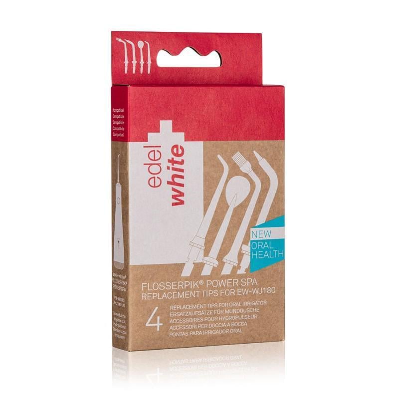 Насадки для ирригатора Edel White Flosserpick Power Spa WJR2 сменные 4 шт. (6994)