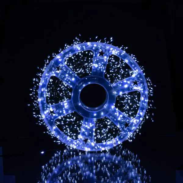 Гірлянда-нитка Роса хвойна лапа 1500 LED 50 мв зелена нитка Білий - фото 4 Гірлянда-нитка Роса хвойна лапа 1500 LED 50 мв зелена нитка Білий - фото 4