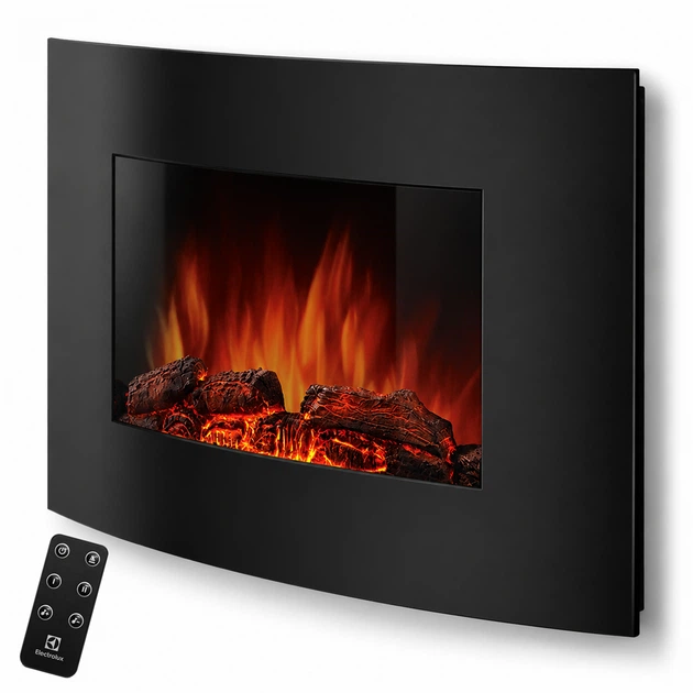 Электрокамин с обогревом Electrolux EFP/W-1150URLS с дровами со звуком (24776)