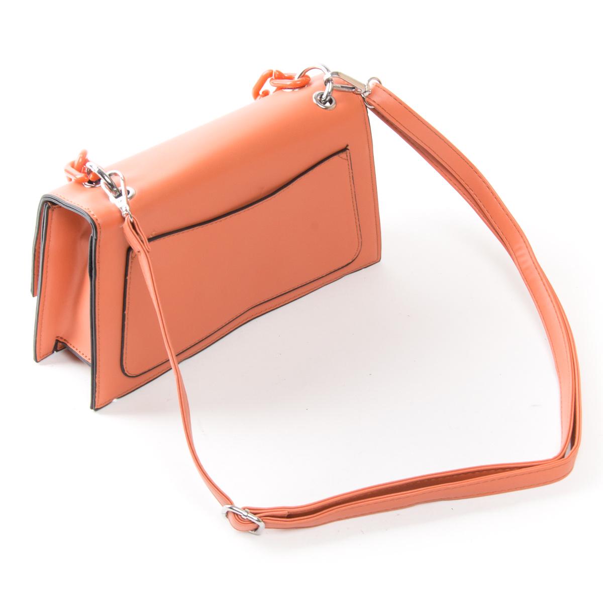 Женская сумочка-клатч Fashion 6112 Оранжевый - фото 2 Женская сумочка-клатч Fashion 6112 Оранжевый - фото 2