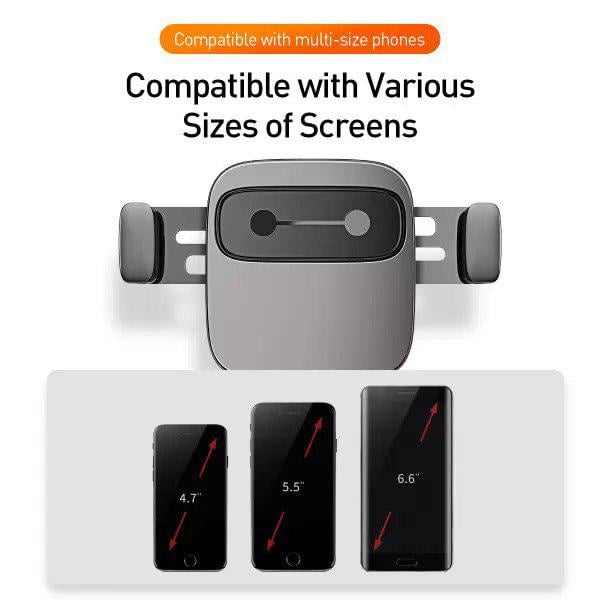 Автомобильный держатель для телефона BASEUS Cube Gravity Vehicle-Mounted Holder Silver (SUYL-FK0S) - фото 10 Автомобильный держатель для телефона BASEUS Cube Gravity Vehicle-Mounted Holder Silver (SUYL-FK0S) - фото 10