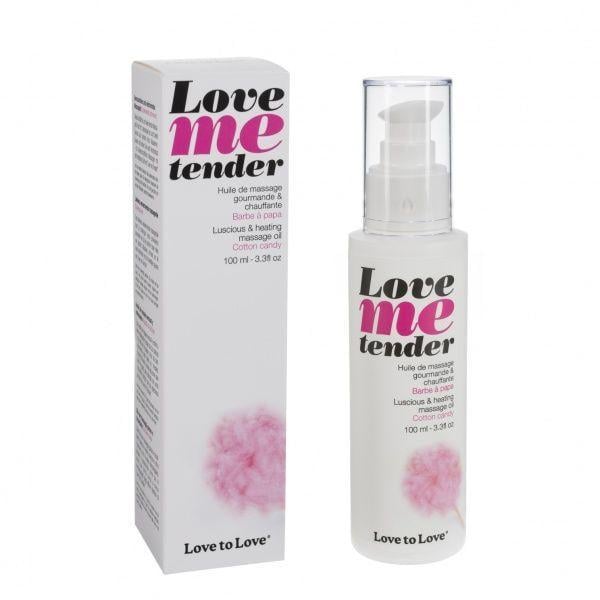 Масло массажное согревающее Love To Love LOVE ME TENDER Cotton candy 100 мл (SO1390)
