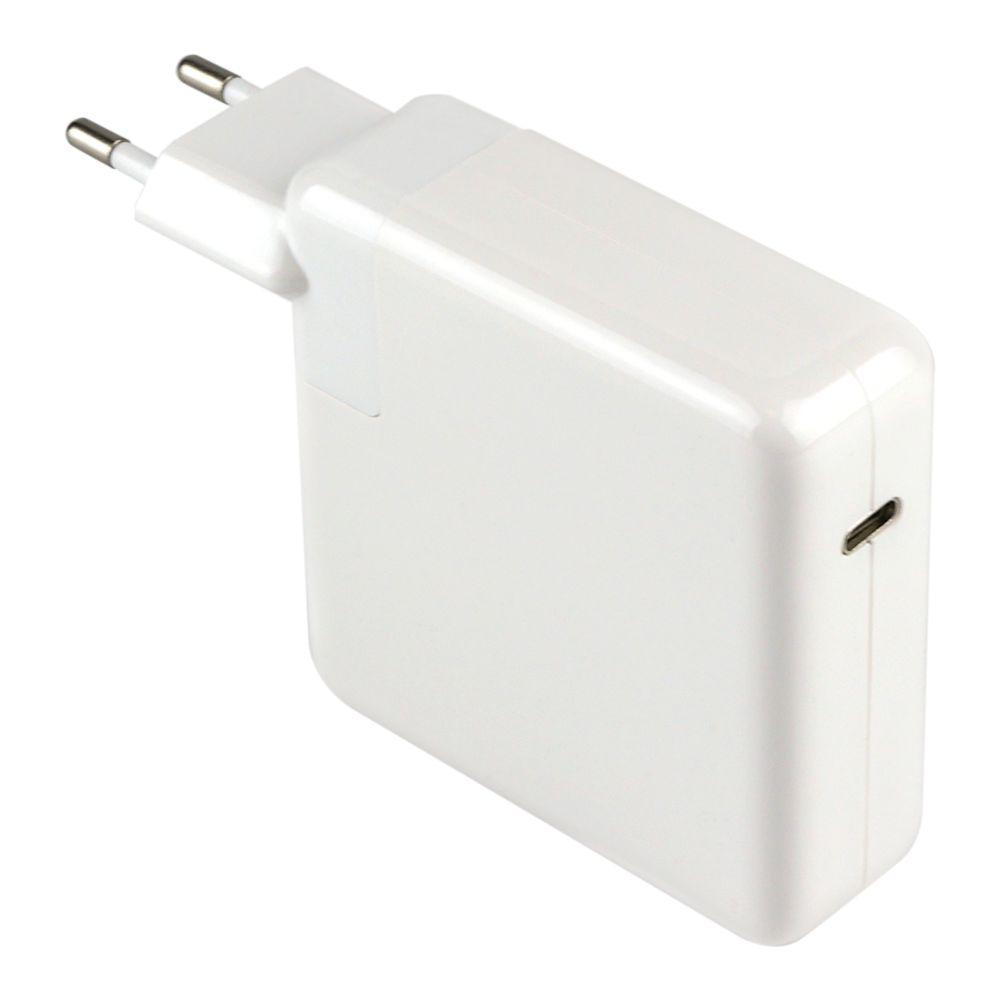 Зарядное устройство для сетевого питания Macbook USB-C PD87W NO LOGO Белый (2669314421)