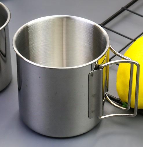 Кружка з нержавіючої сталі зі складними ручками 500 мл (3593118)