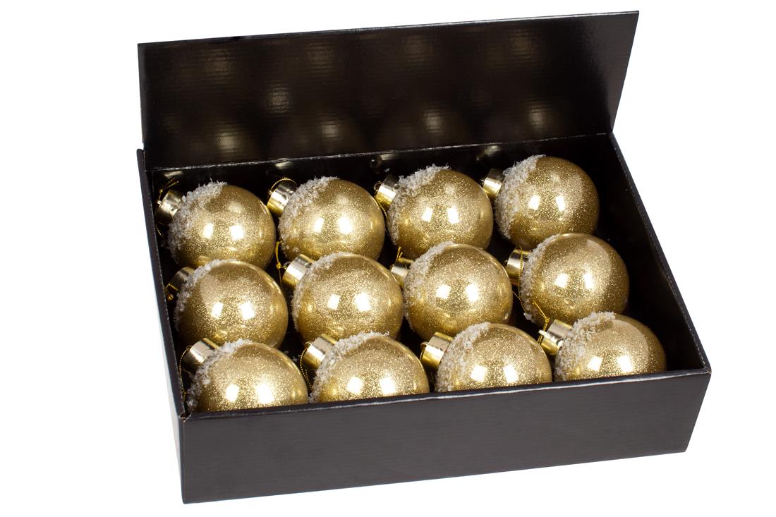 Набор елочных шариков BonaDi 8 см 12 шт. (787-425)
