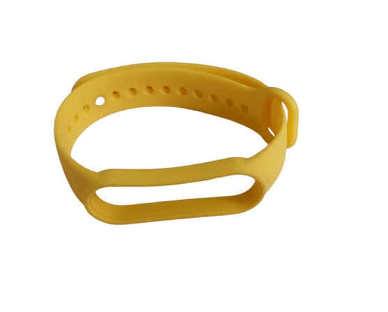 Ремінець для годинника Xiaomi Mi Band 5/6 Design Жовтий (2368) - фото 1