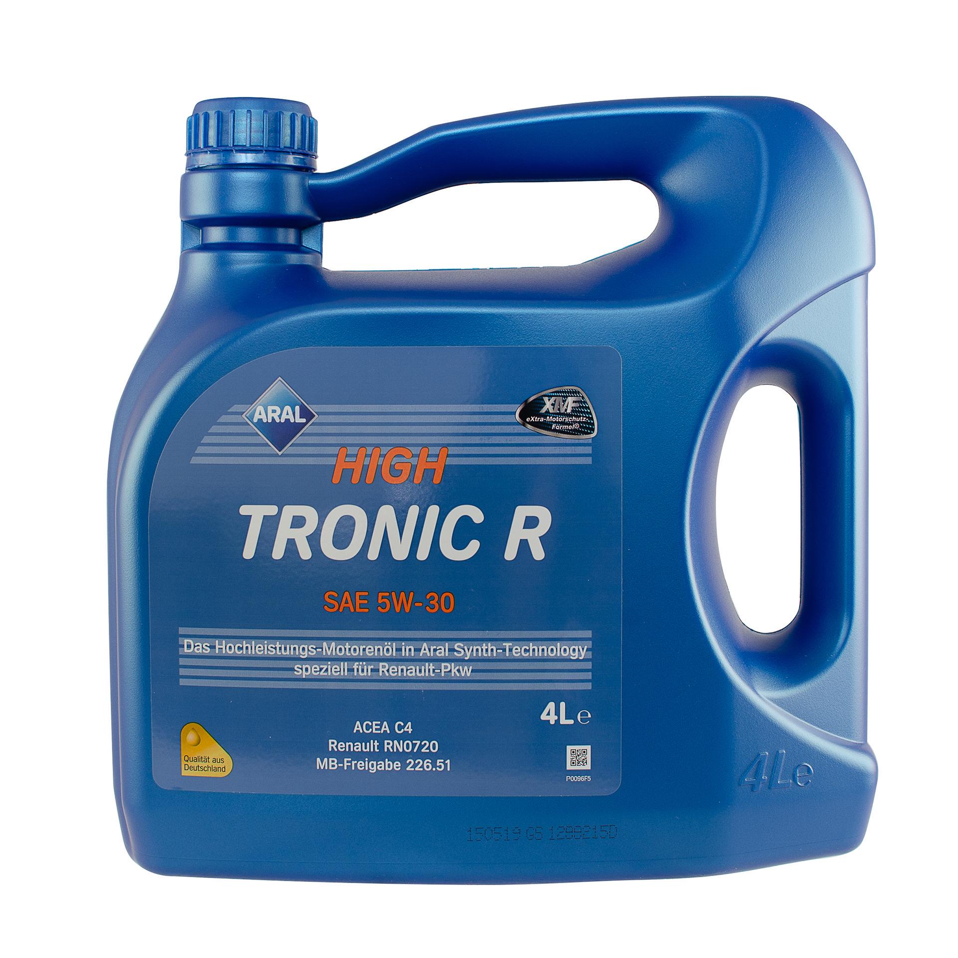Моторное масло Aral HighTronic R 5W-30 4 л - фото 1