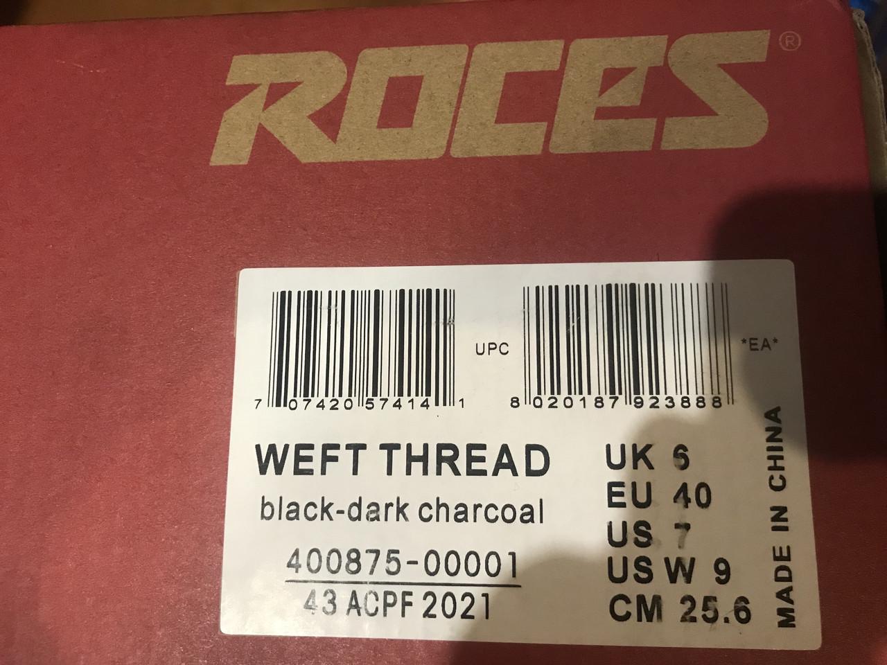 Ковзани роликові Inline Skate Roces Welf Thread Charcoal Unisex р. 40 Black (00269) - фото 4 Ковзани роликові Inline Skate Roces Welf Thread Charcoal Unisex р. 40 Black (00269) - фото 4