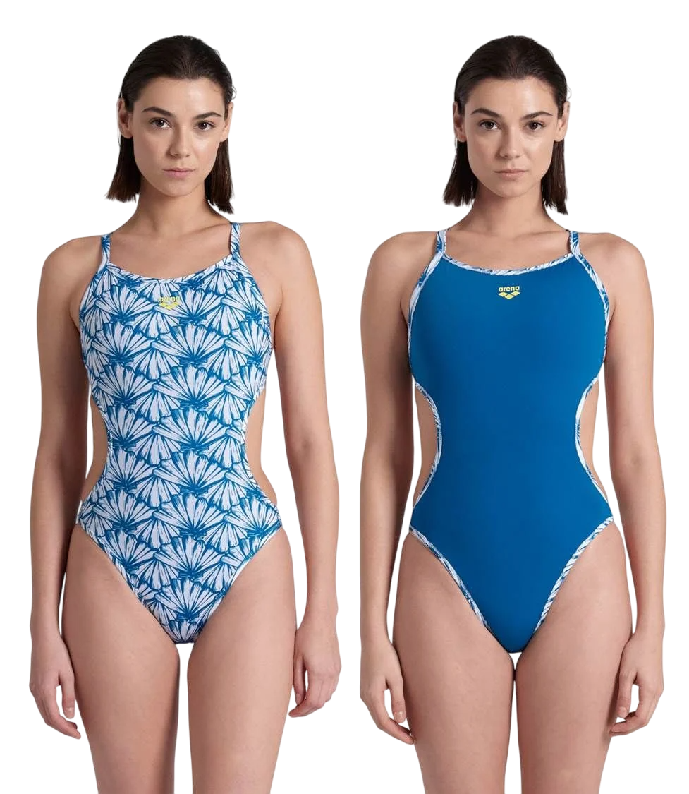 Купальник женский Arena RULE BREAKER HOOKED REV R 006470-161 L (3468337150169)