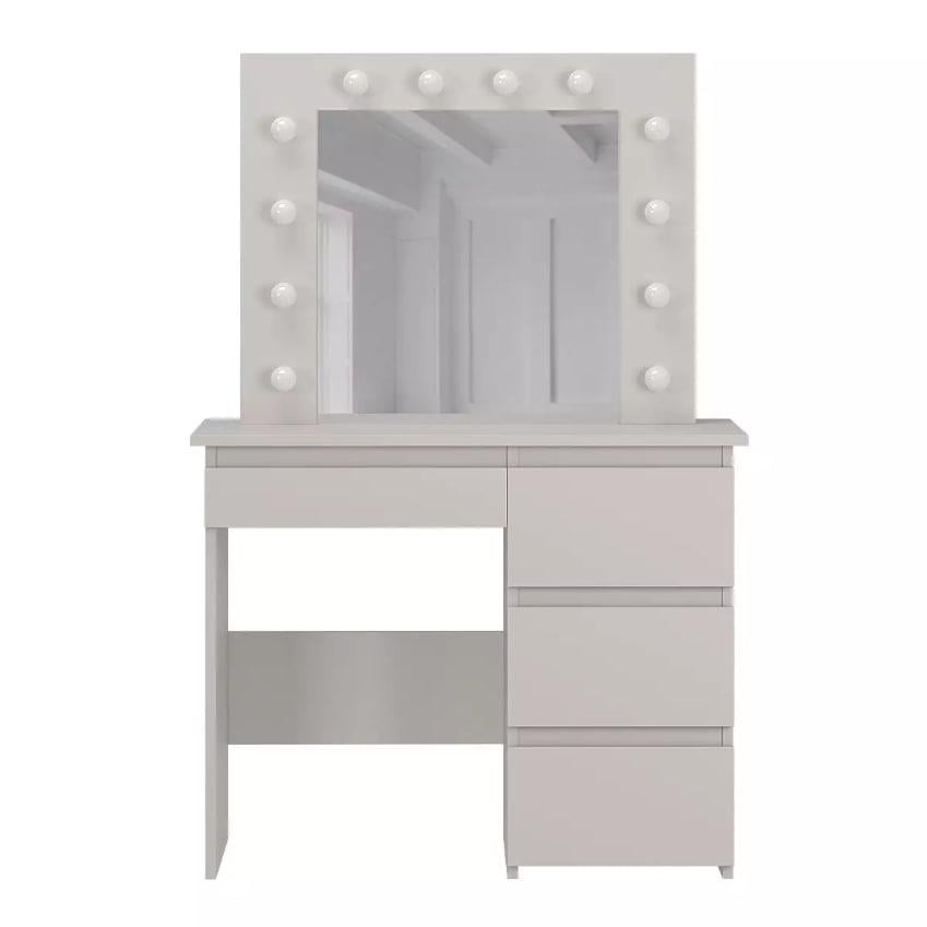 Столик для макіяжу з дзеркалом та підсвічуванням Beauty 94x140/75x43 см Кашемір (TB31141400000)